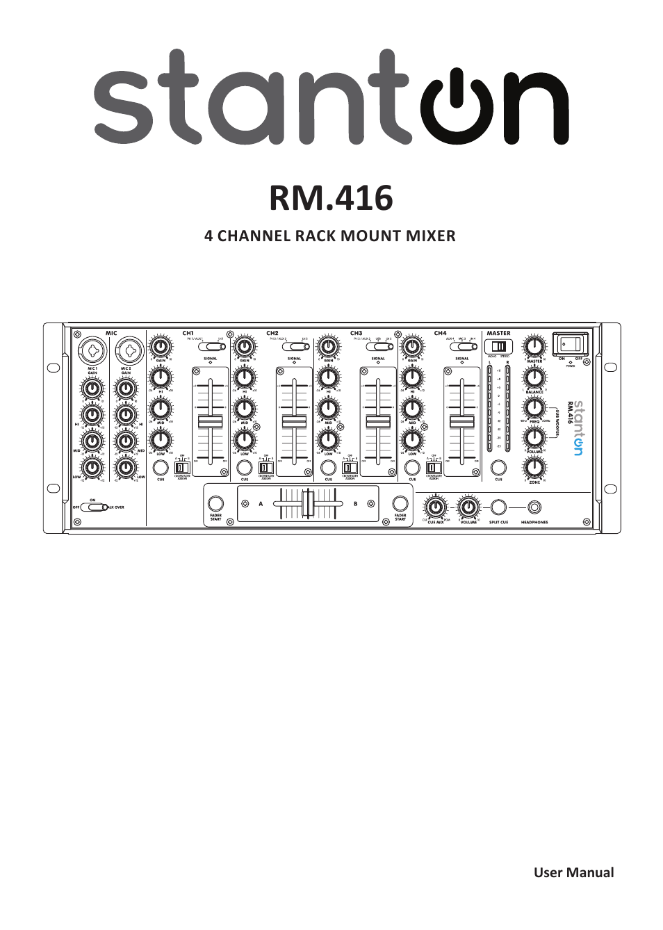 Stanton RM.416 User Manual | 16 pages