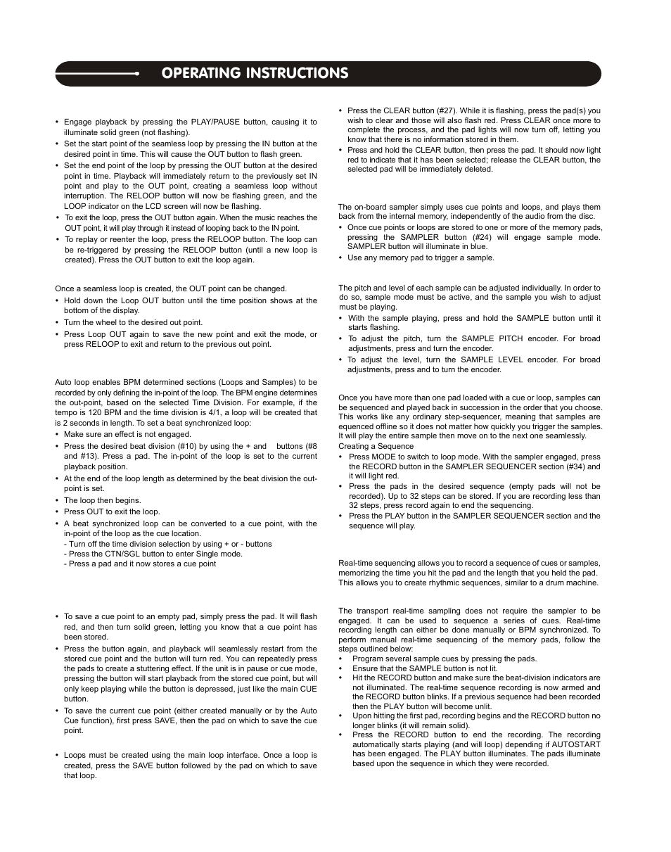 Operating instructions | Stanton C.324 User Manual | Page 9 / 12