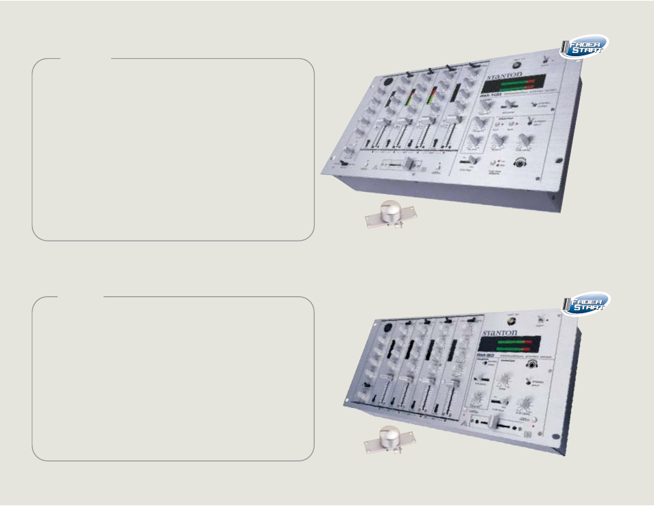 Rm series mixers, Rm-80, Rm-100 | Stanton DJ For Life User Manual | Page 6 / 24