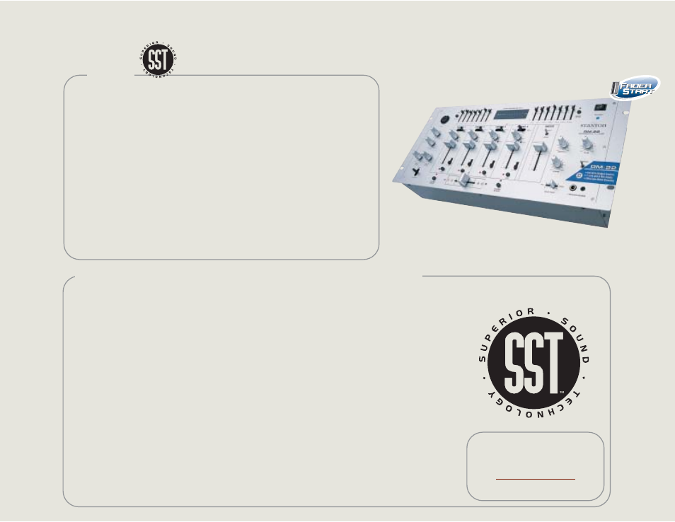 Rm series mixers, Introducing stanton’s s, Rm-22 | Stanton DJ For Life User Manual | Page 7 / 24