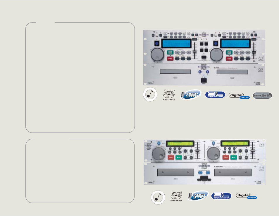 Cd players | Stanton DJ For Life User Manual | Page 8 / 24