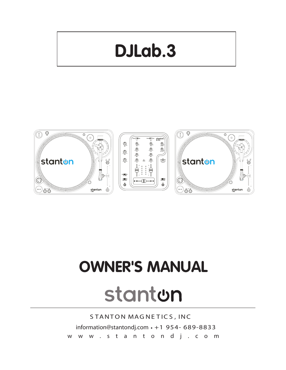 Stanton DJLab.3 User Manual | 12 pages