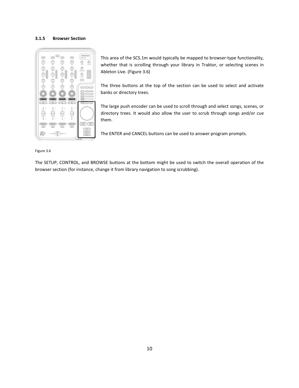 5 browser section | Stanton Mixer Control Surface/Audio Interface SCS.1m User Manual | Page 13 / 54