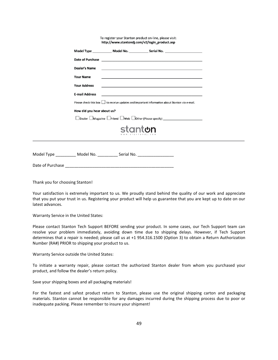 Stanton Mixer Control Surface/Audio Interface SCS.1m User Manual | Page 52 / 54