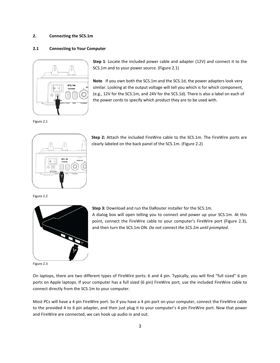 Connecting the scs.1m, 1 connecting to your computer | Stanton Mixer Control Surface/Audio Interface SCS.1m User Manual | Page 6 / 54