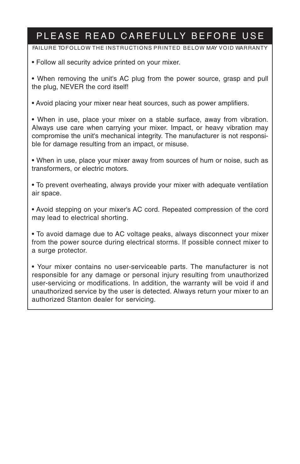 Stanton SA.5 User Manual | Page 3 / 12