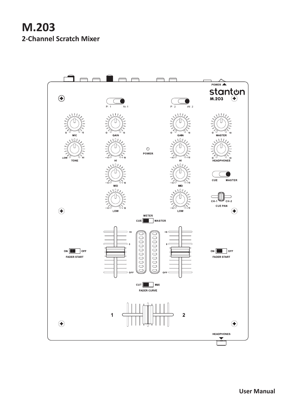 Stanton M.203 User Manual | 15 pages