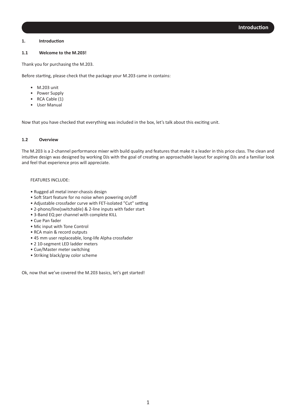 Stanton M.203 User Manual | Page 4 / 15