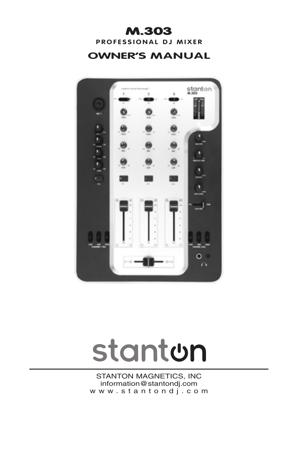 Stanton M.303 User Manual | 9 pages