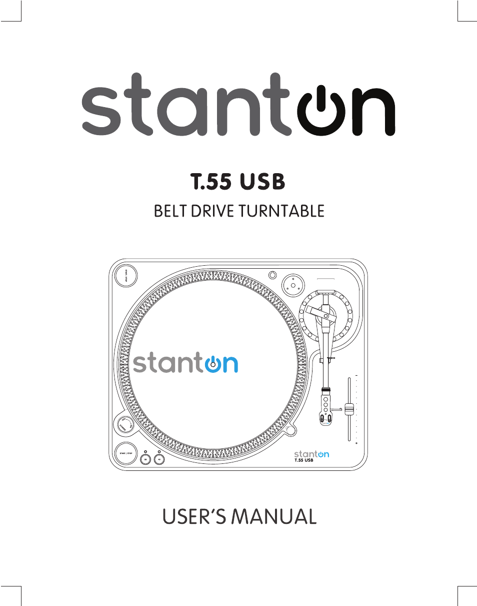Stanton T.55 USB User Manual | 20 pages