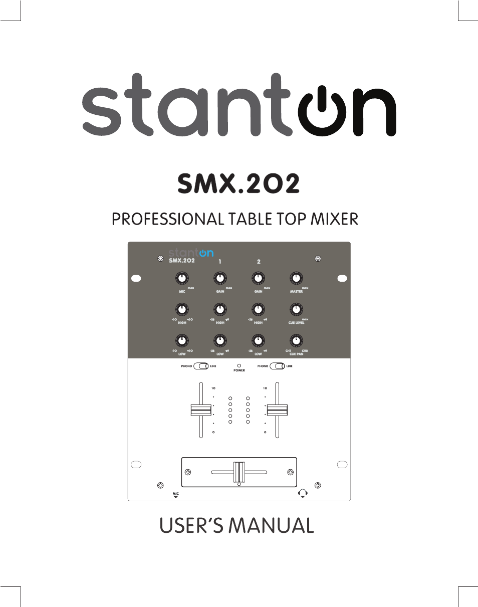 Stanton SMX.202 User Manual | 8 pages