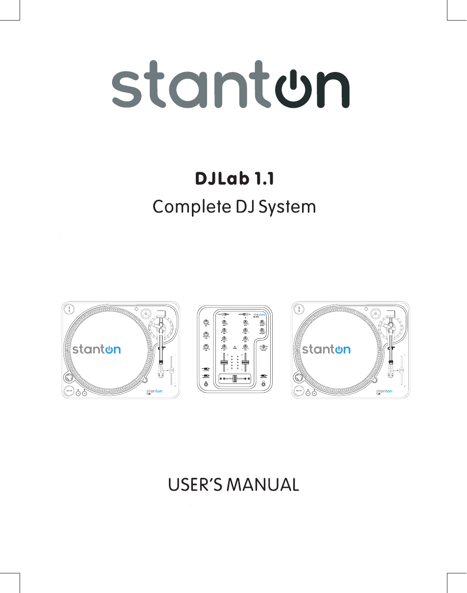 Stanton Complete DJ System DJLab 1.1 User Manual | 12 pages