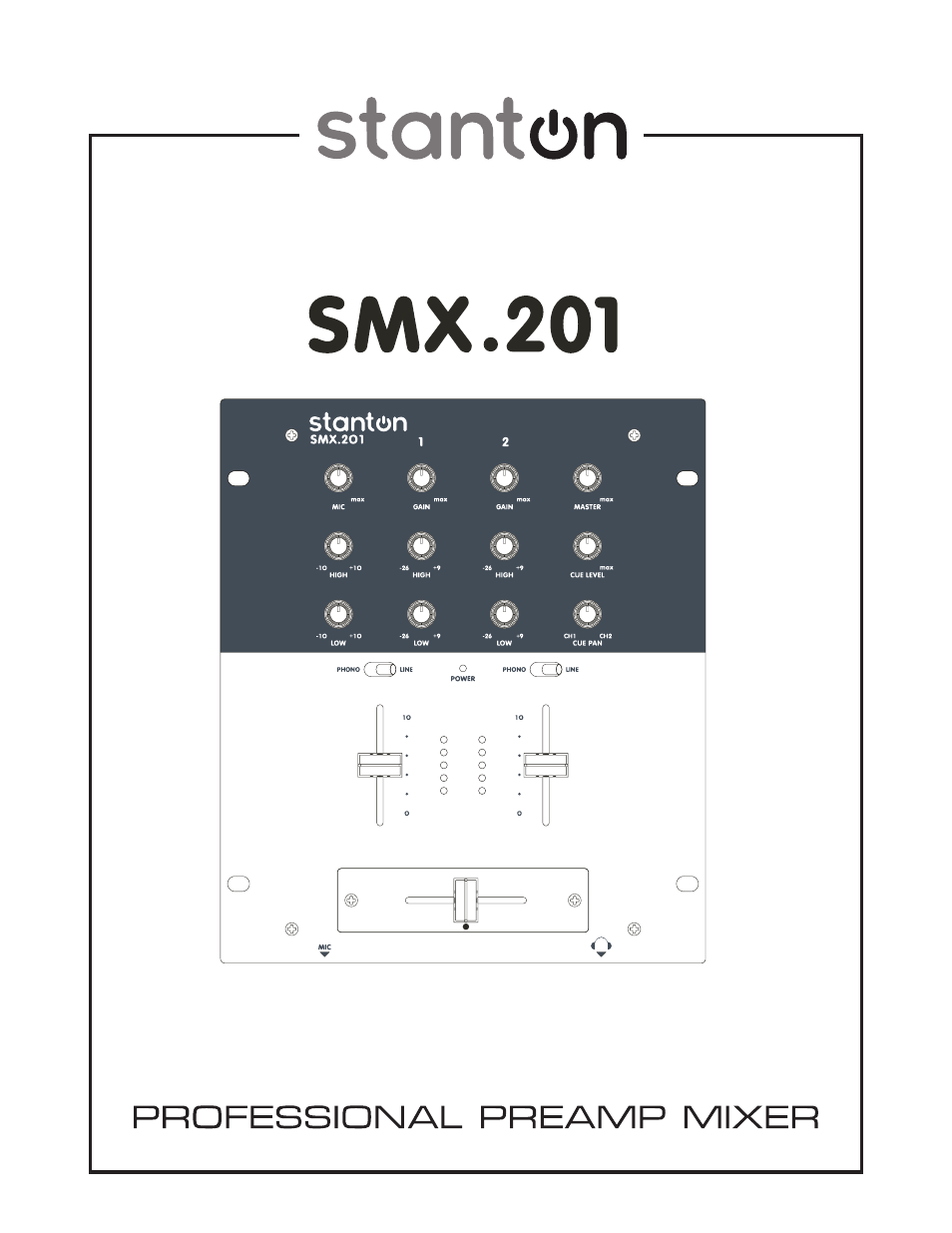 Stanton smx 201 User Manual | 9 pages