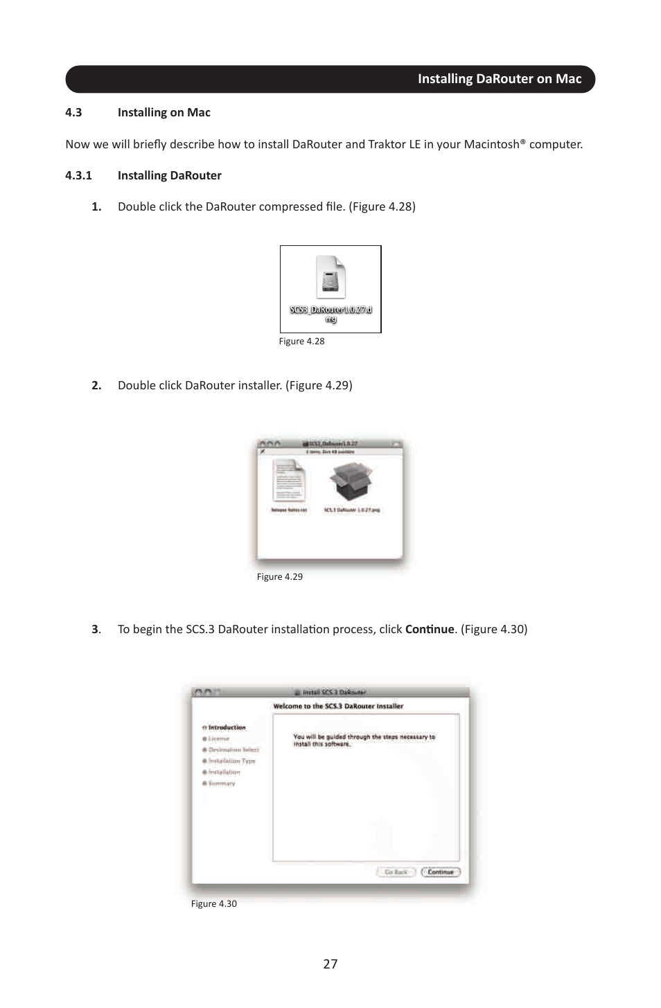 3 installing on mac, 1 installing darouter | Stanton SCS.3M User Manual | Page 31 / 72
