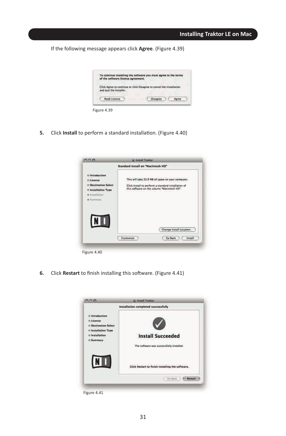 Installing traktor le on mac 31 | Stanton SCS.3M User Manual | Page 35 / 72