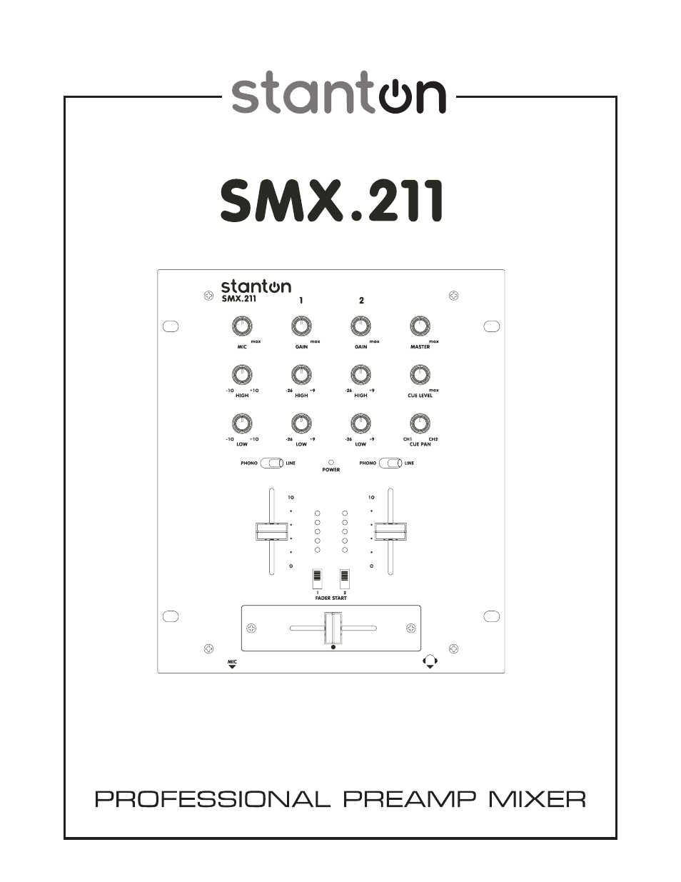 Stanton SMX.211 User Manual | 9 pages