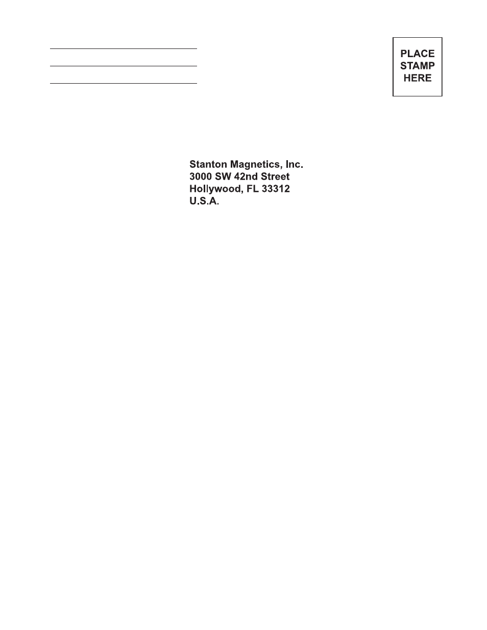 Stanton M.505 User Manual | Page 12 / 12