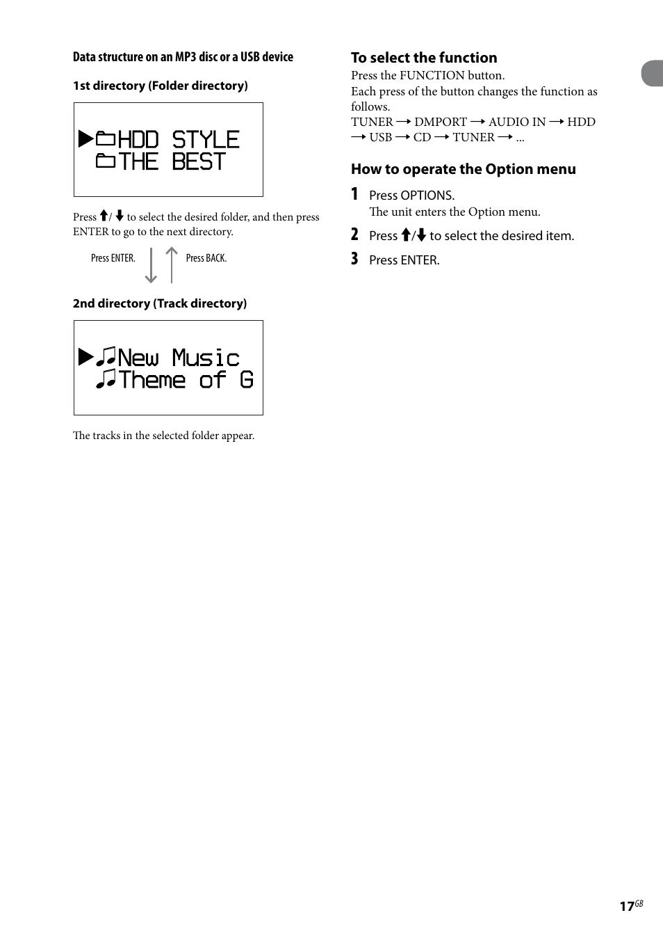 Sony Ericsson NAS-E35HD User Manual | Page 17 / 76