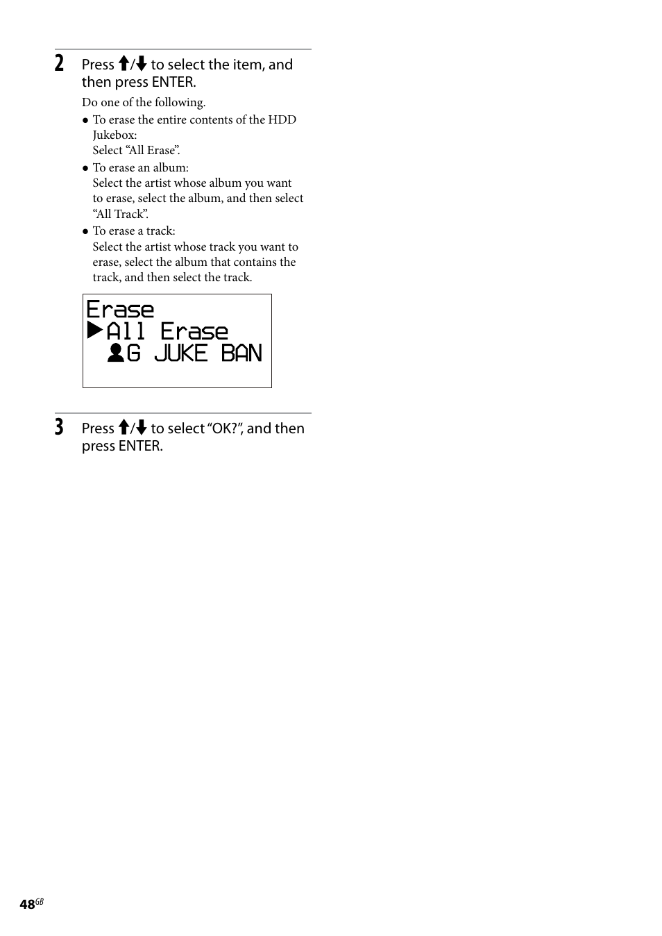 Sony Ericsson NAS-E35HD User Manual | Page 48 / 76