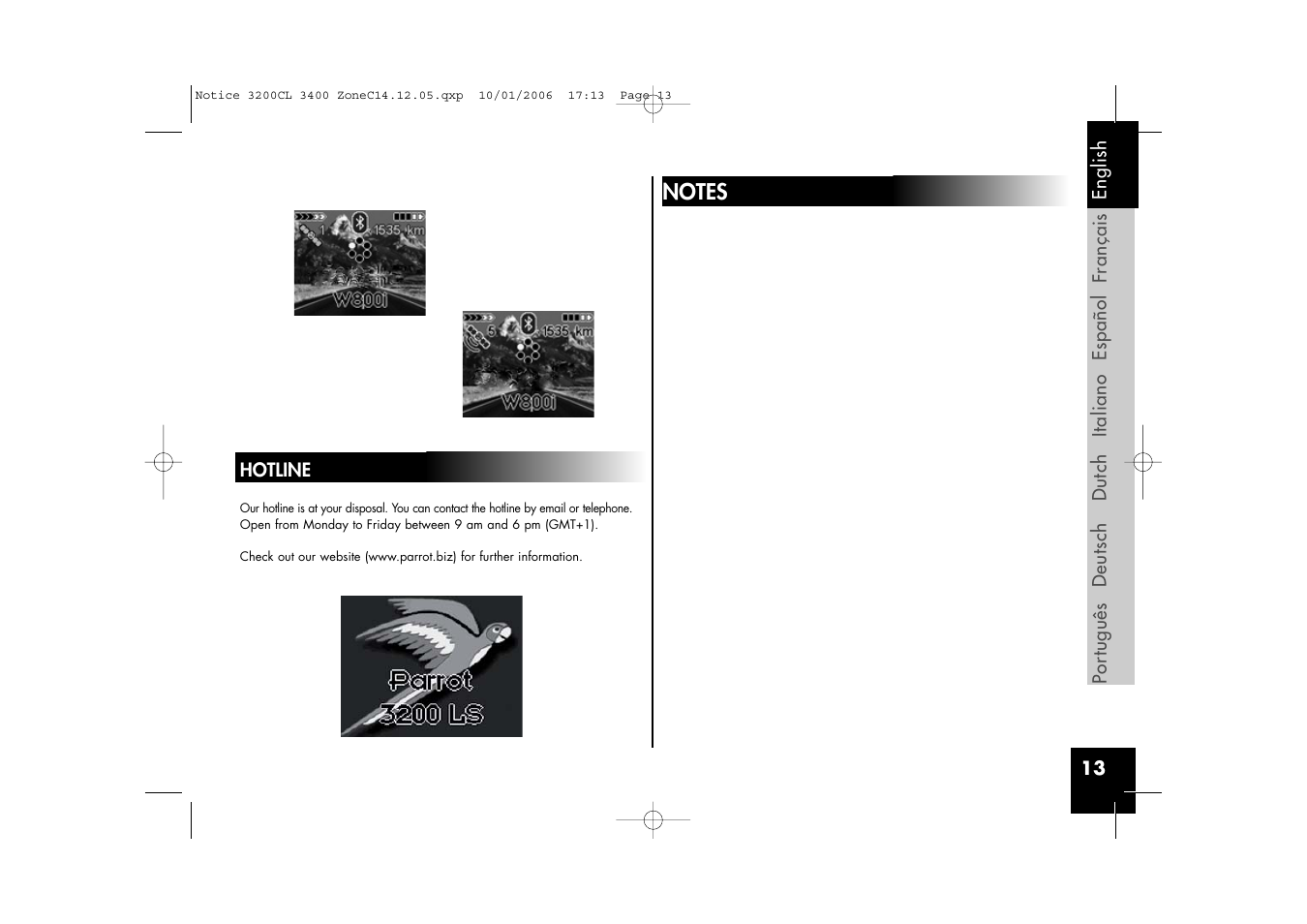 Sony Ericsson 3200 LS-Color User Manual | Page 13 / 80