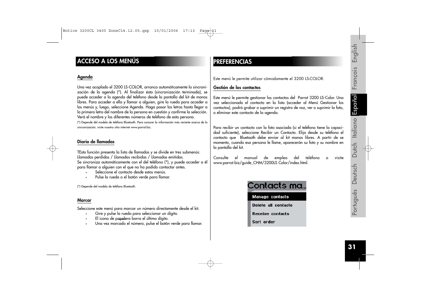 Sony Ericsson 3200 LS-Color User Manual | Page 31 / 80