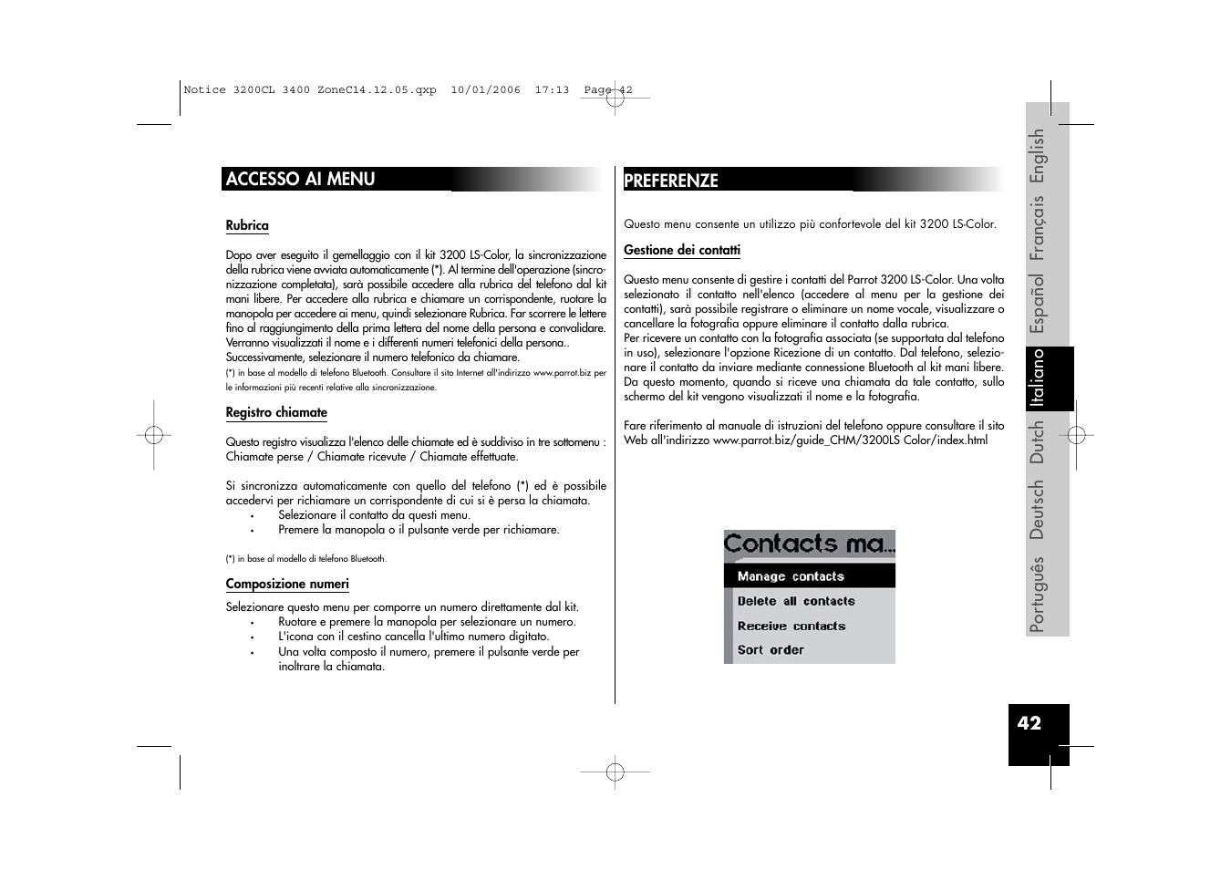 Sony Ericsson 3200 LS-Color User Manual | Page 42 / 80