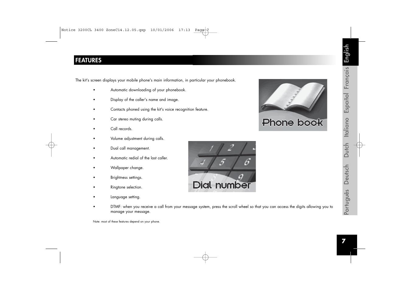 Sony Ericsson 3200 LS-Color User Manual | Page 7 / 80