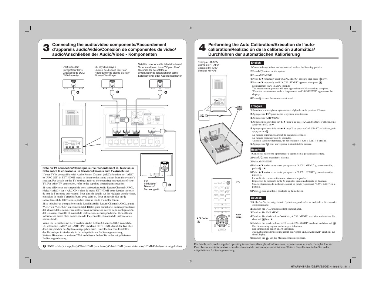 Sony HT-AS5 User Manual | Page 2 / 2