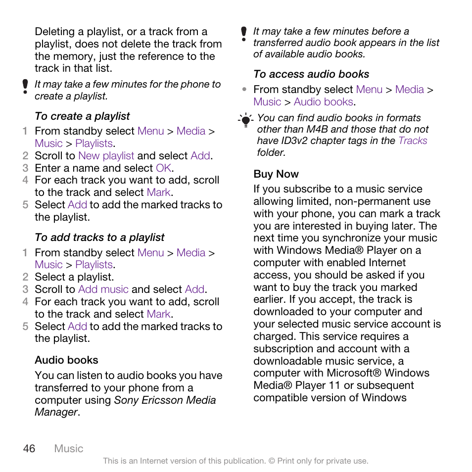 Sony Ericsson Cyber-shot C905 User Manual | Page 48 / 88