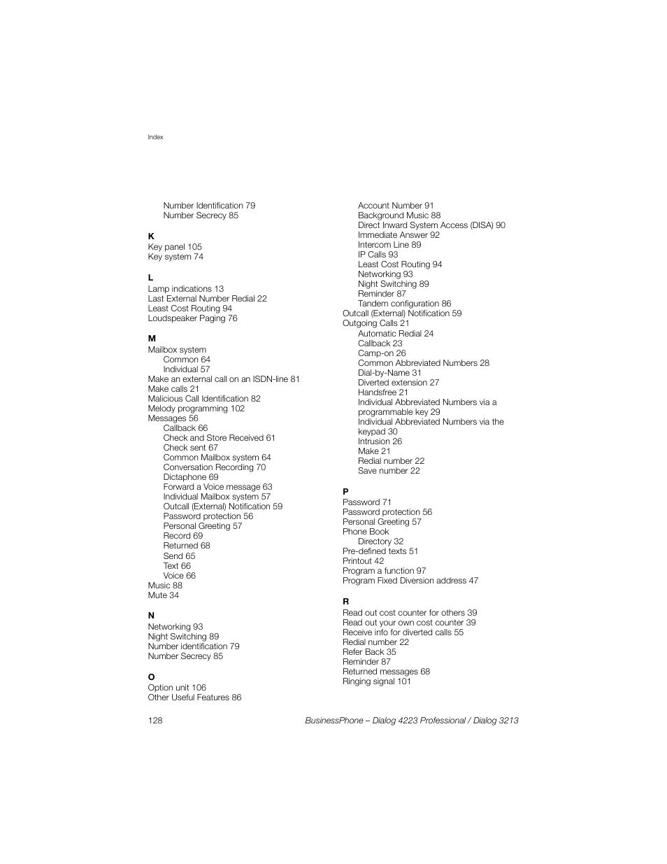 Sony Ericsson Dialog 4223 User Manual | Page 128 / 132
