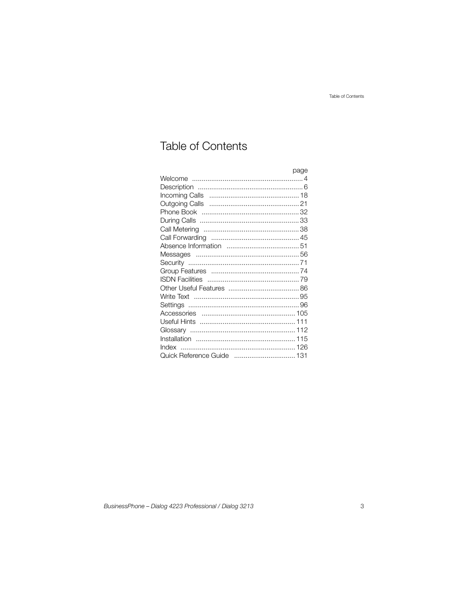 Sony Ericsson Dialog 4223 User Manual | Page 3 / 132