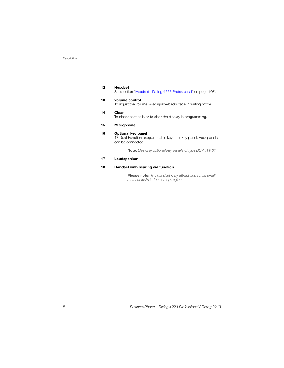 Sony Ericsson Dialog 4223 User Manual | Page 8 / 132