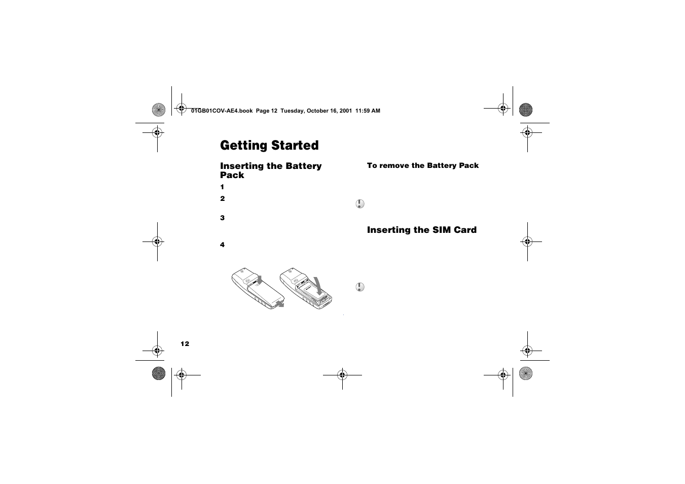 Getting started | Sony Ericsson CMD-J7 User Manual | Page 12 / 68