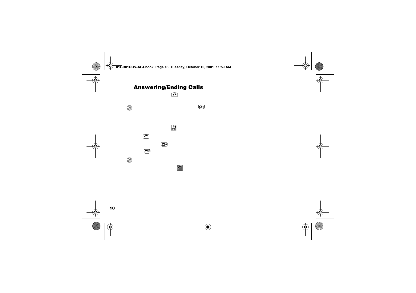 Answering/ending calls | Sony Ericsson CMD-J7 User Manual | Page 18 / 68