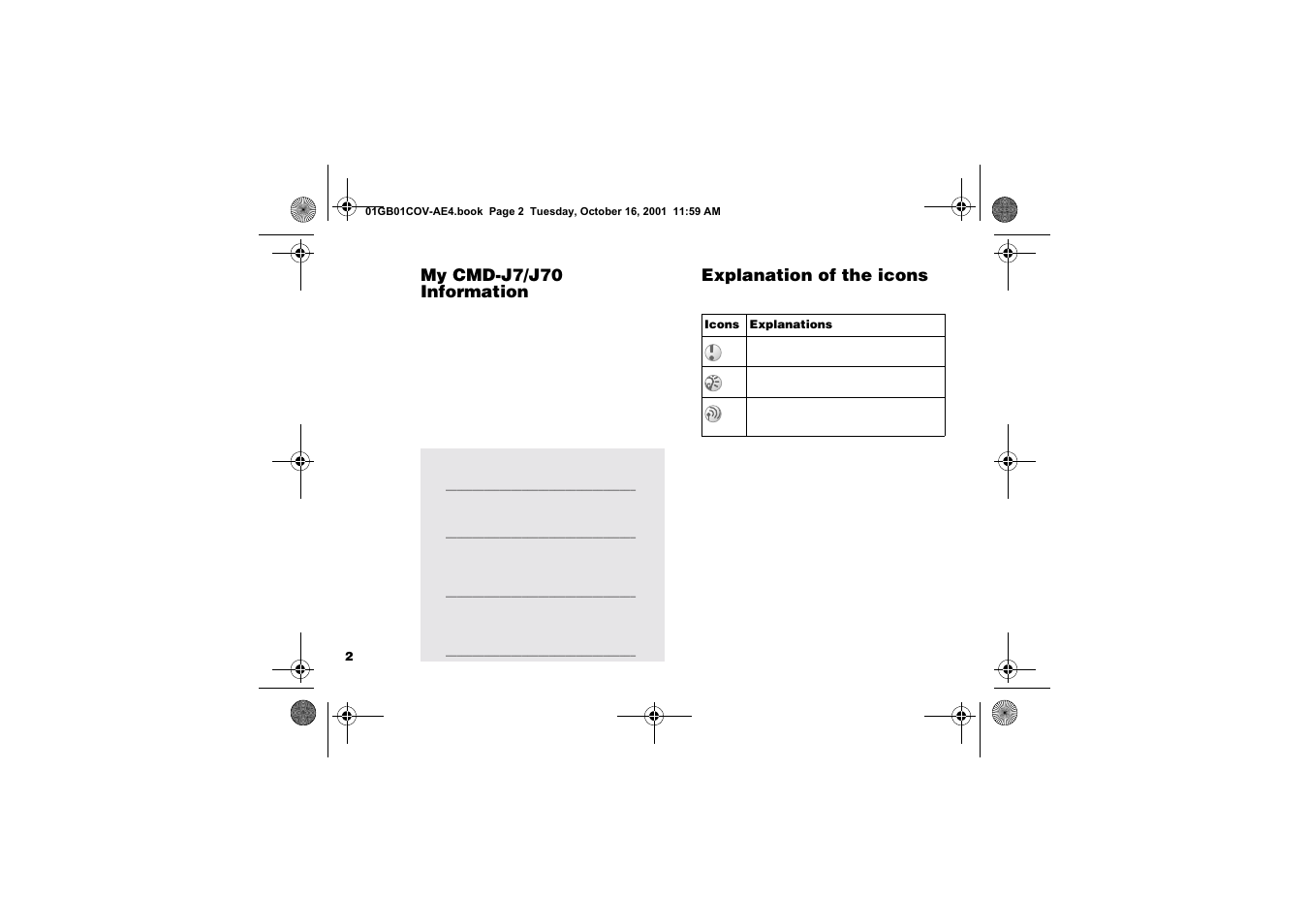 Sony Ericsson CMD-J7 User Manual | Page 2 / 68