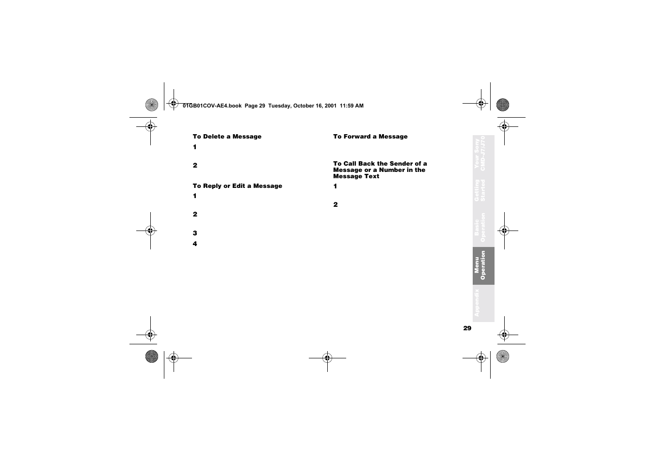 Sony Ericsson CMD-J7 User Manual | Page 29 / 68