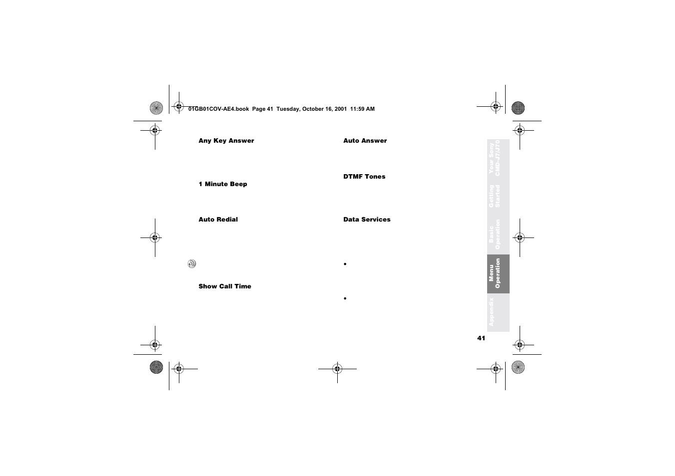 Sony Ericsson CMD-J7 User Manual | Page 41 / 68