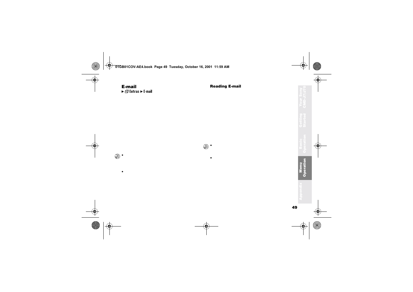 Sony Ericsson CMD-J7 User Manual | Page 49 / 68