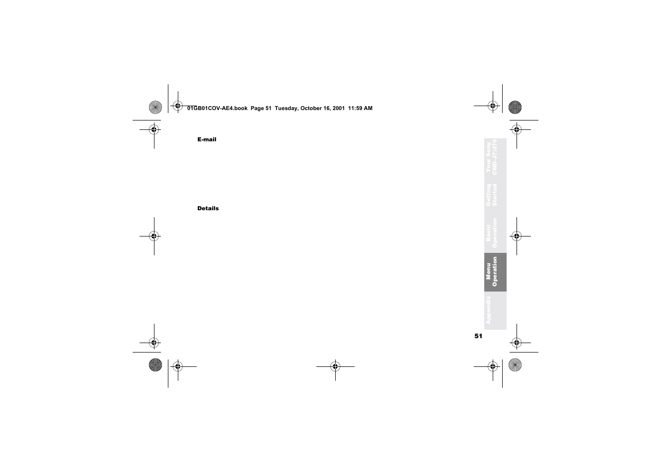 Sony Ericsson CMD-J7 User Manual | Page 51 / 68