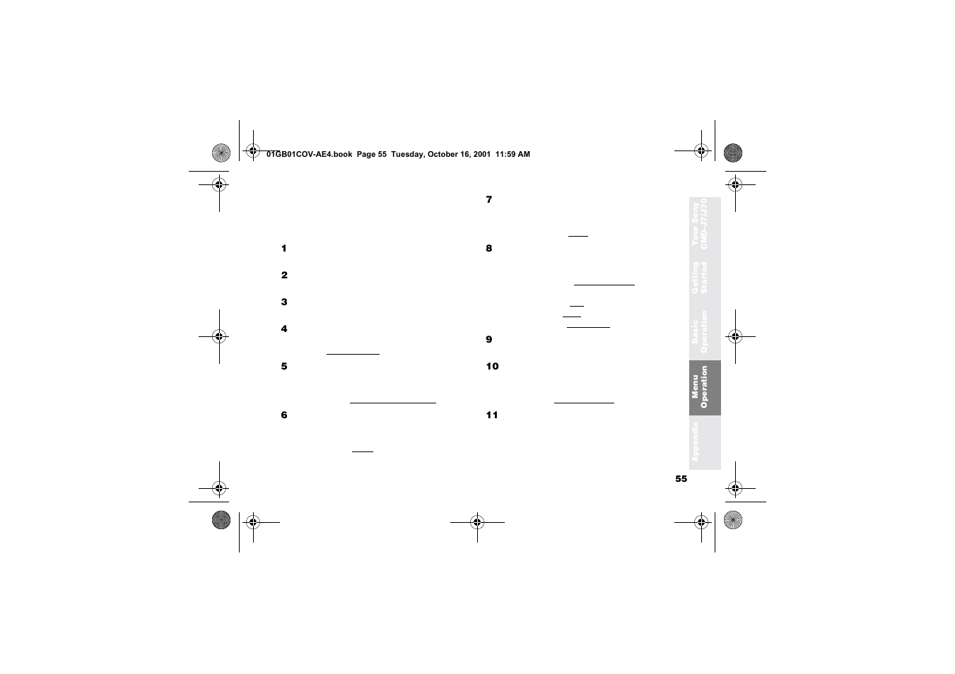Sony Ericsson CMD-J7 User Manual | Page 55 / 68