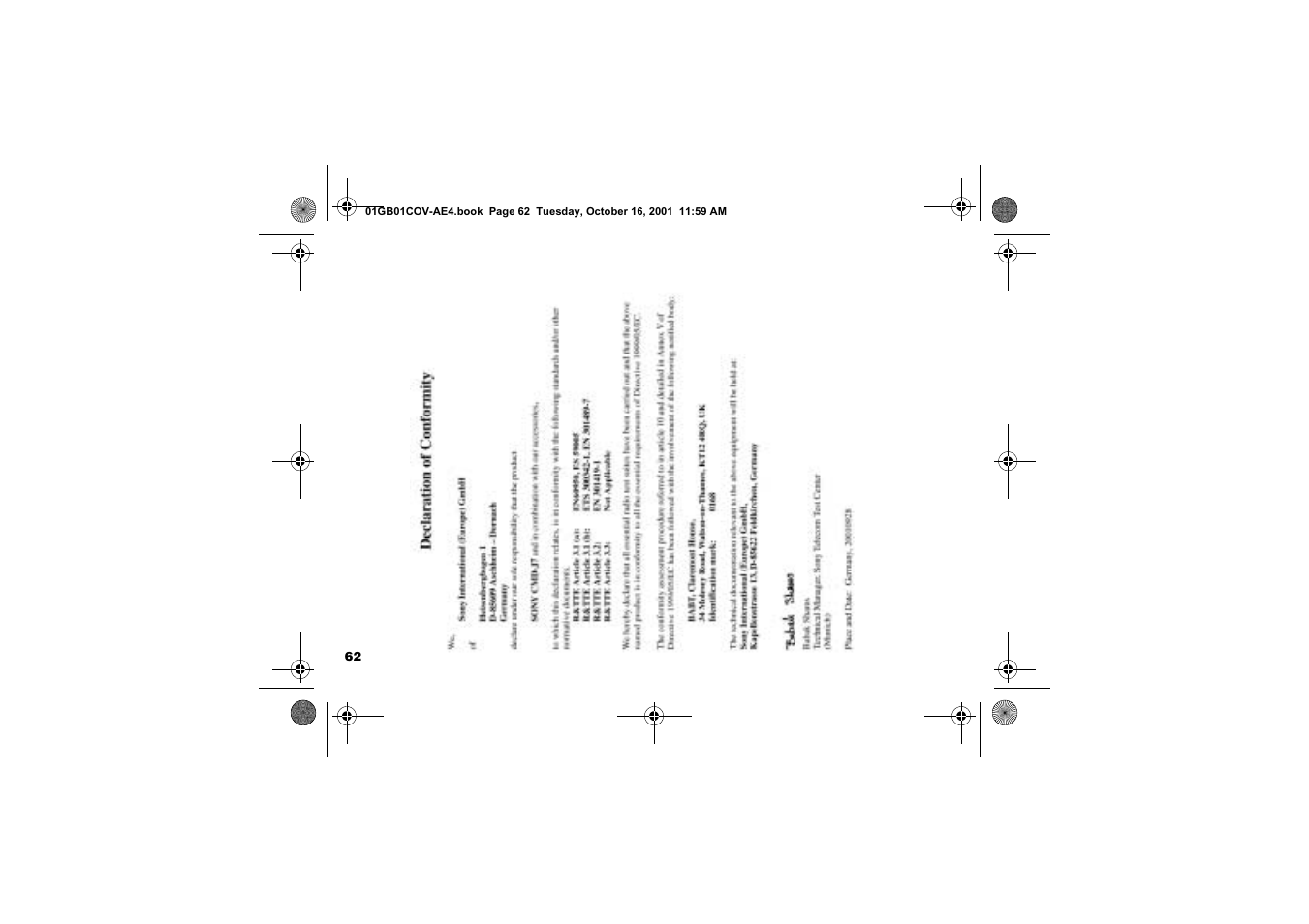 Sony Ericsson CMD-J7 User Manual | Page 62 / 68