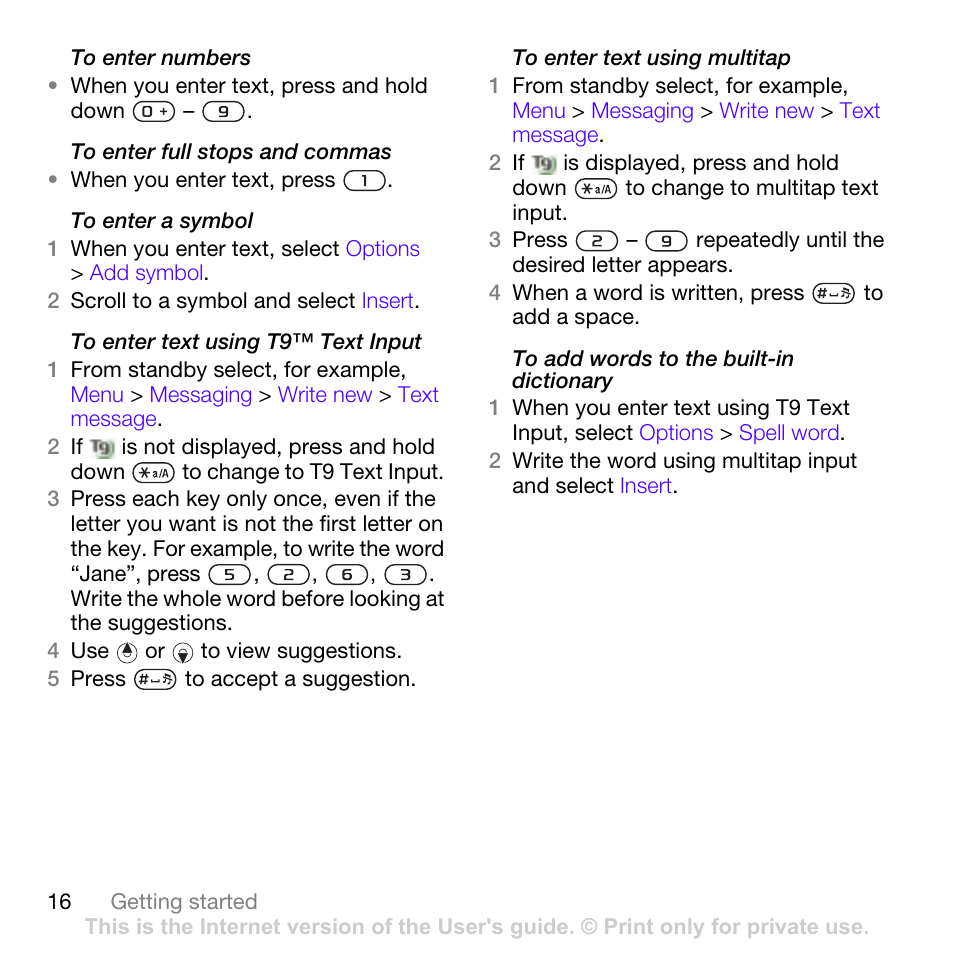 Sony Ericsson Z780i User Manual | Page 16 / 86