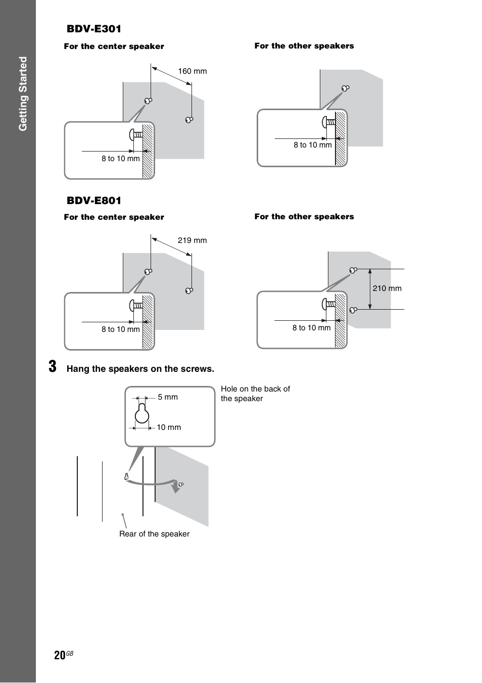 Sony Ericsson BDV-E300 User Manual | Page 20 / 115