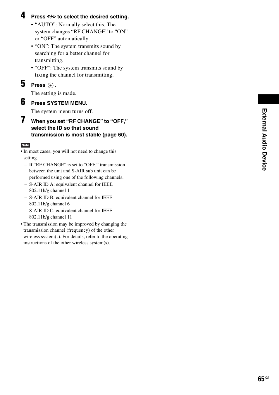 Sony Ericsson BDV-E300 User Manual | Page 65 / 115