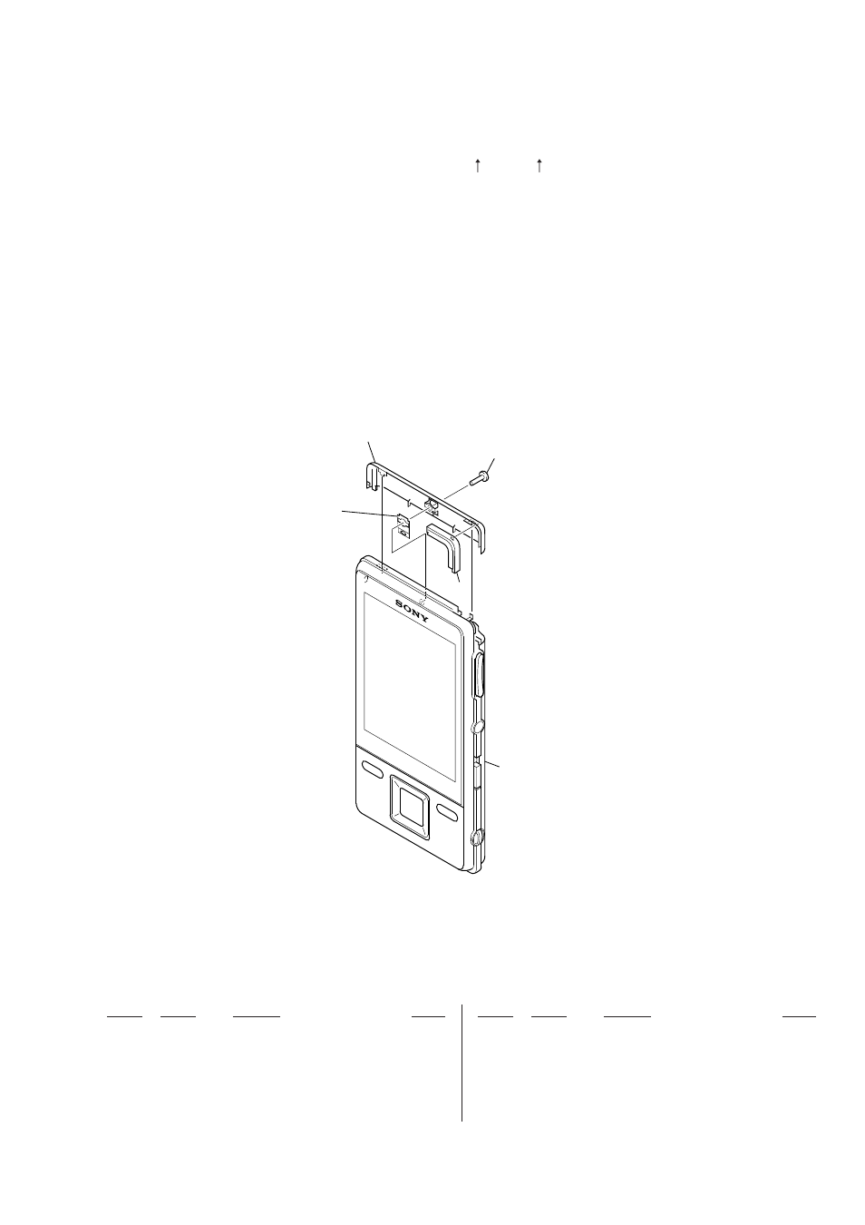 Exploded views, 1. cover (rear) section | Sony Ericsson NWZ-A826K User Manual | Page 43 / 54