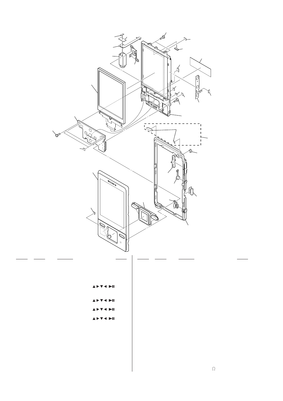 4. front section | Sony Ericsson NWZ-A826K User Manual | Page 46 / 54