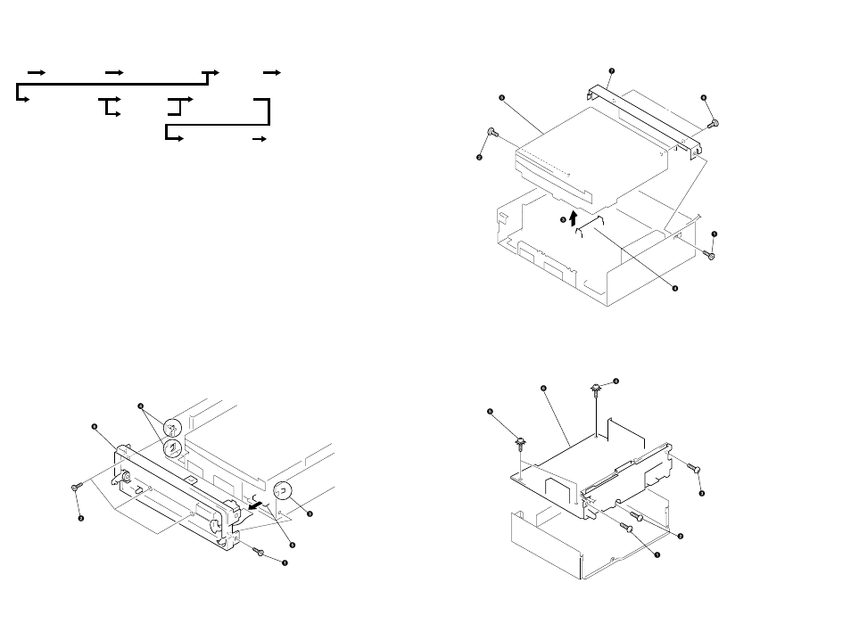 Disassembly, Sub panel assy, Cd mechanism block | Main board | Sony Ericsson CDX-CA860X User Manual | Page 10 / 62