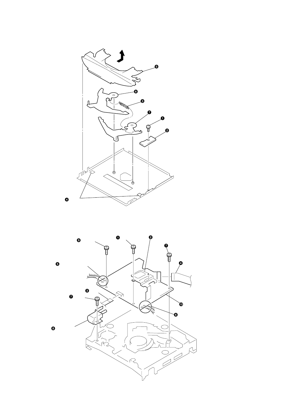 Lever section, Servo board | Sony Ericsson CDX-CA860X User Manual | Page 12 / 62