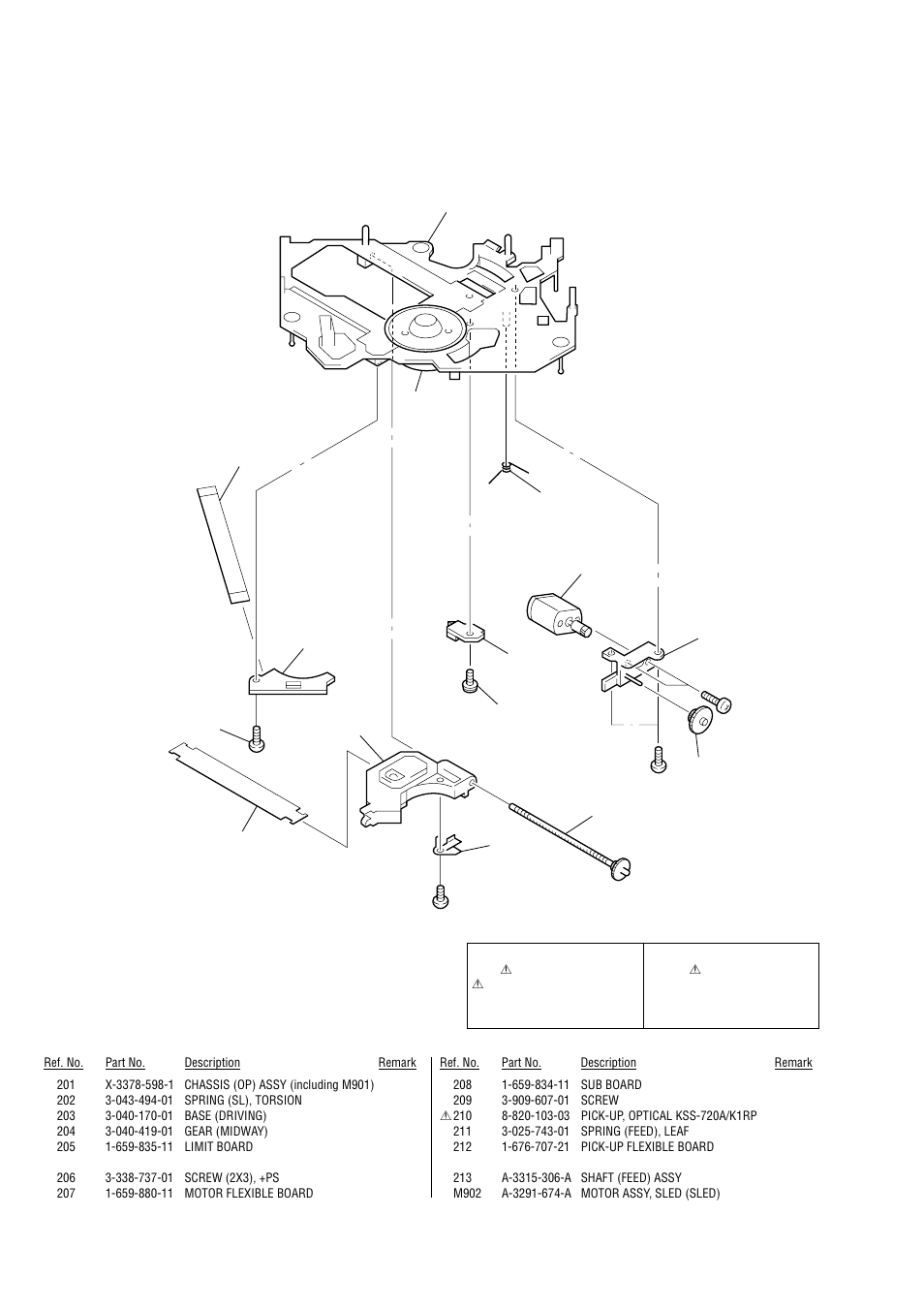 Cd mechanism section (3) | Sony Ericsson CDX-CA860X User Manual | Page 50 / 62