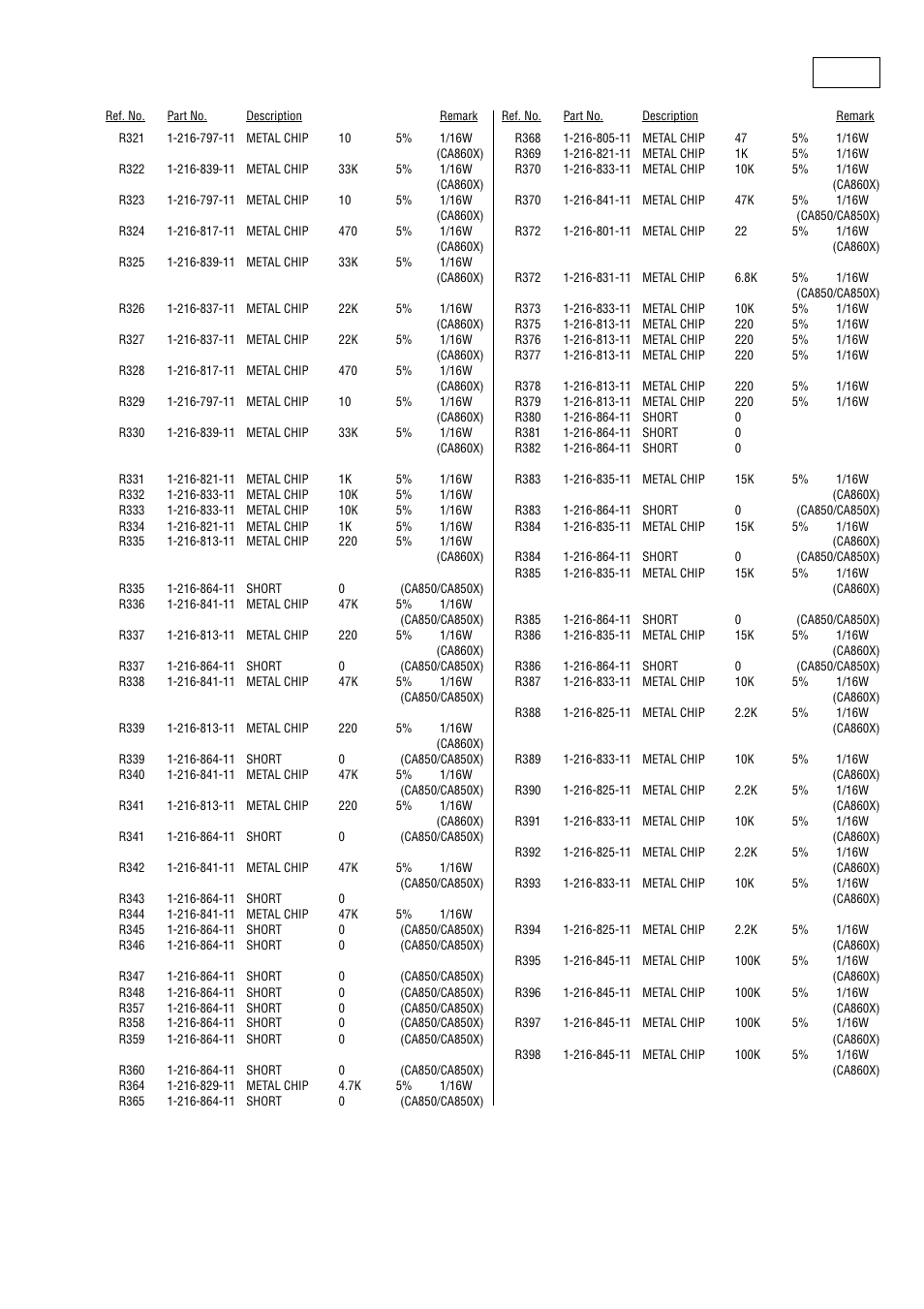 Main | Sony Ericsson CDX-CA860X User Manual | Page 57 / 62